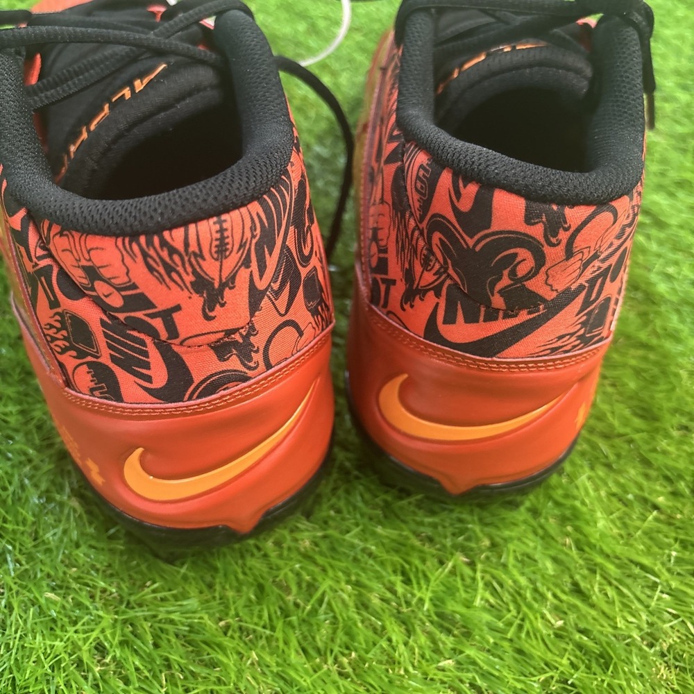 Nike Alpha Menace 4 Pro "Picante Red Black" Red Black FQ3984-600 Men's Size 15‎ - Picture 6 of 7
